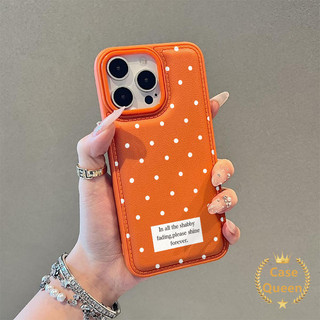 Ốp Lưng Chấm Bi Đơn Giản Thời Trang Tương Thích Cho IPhone Air XR 15 12 16 11 17 13 14 Pro Max XS MAX 15 16 14 Plus X Da Họa Tiết Đệm Không Khí Vỏ Chống Sốc