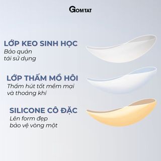 [DEAL MỞ BÁN] Combo 2 cặp miếng dán ti nam Silicone chống lộ núm GOMTAT, miếng dán ti tàng hình keo siêu dính - SA-118