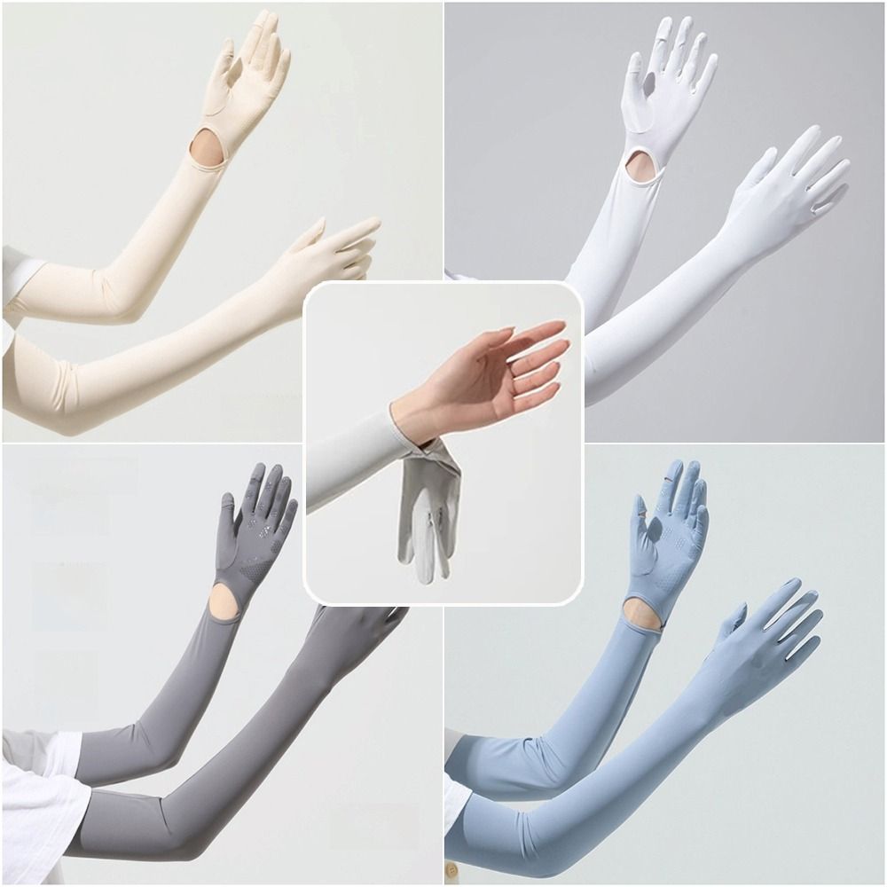 Găng tay chống nắng Fedaog Ice Silk - Chống tia UV, thoải mái dùng màn hình cảm ứng, phù hợp cho thể thao ngoài trời