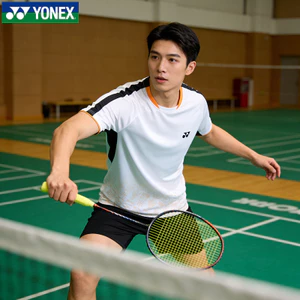 Áo thể thao YONEX ngắn tay, phù hợp chạy bộ và tập luyện