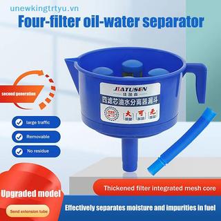 Unewtyu Phễu Loại Dầu Và Nước Tách Với Bốn Bộ Lọc Miệng Di Động Diesel Xăng Lọc Nhiên Liệu Phụ Kiện Lắp VN