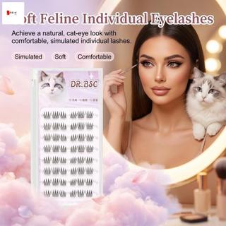 Lông mi giả phong cách Hàn Quốc tự nhiên Gói số lượng lớn Sợi tổng hợp C Curl 7-10mm cho sân khấu hàng ngày