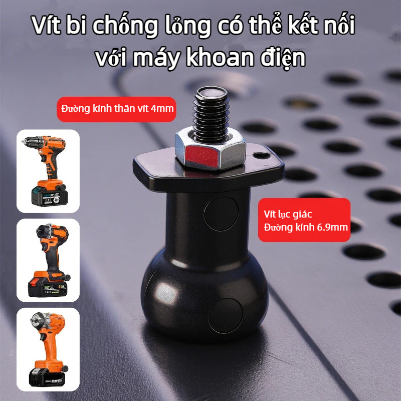 Kẹp đai giữ máy khoan tự khóa – nhựa ABS cứng cáp, tháo nhanh 1 tay, phù hợp dụng cụ điện & khí nén