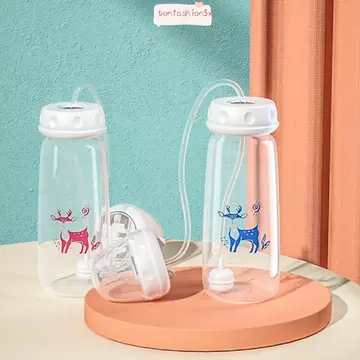 Bình sữa rảnh tay ITRUMPET, Bộ bình sữa bóng trọng lực 8oz / 240ml, sáng tạo với cọ hút Bình sữa cổ bình tự ăn cho bé từ 3 tháng tuổi trở lên