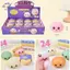 HFTOY Thực tế Bánh bao Mô phỏng Bóng giảm căng thẳng Đồ chơi đàn áp mềm có thể bóp được cho văn phòng tại nhà không căng thẳng ~