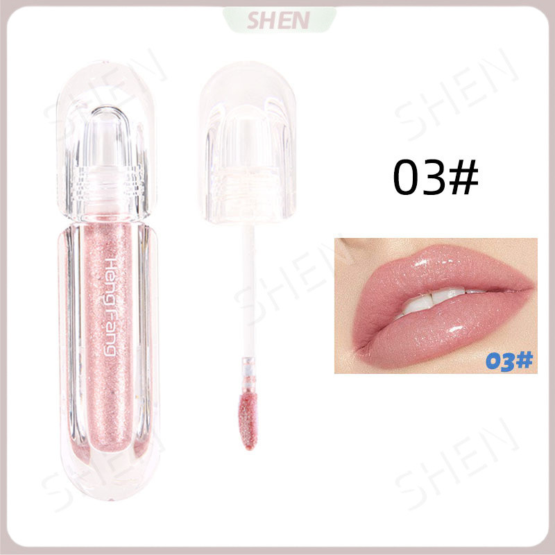 D.G Son bóng ngọc trai mịn lấp lánh trong suốt bóng nước. Son bóng dưỡng ẩm