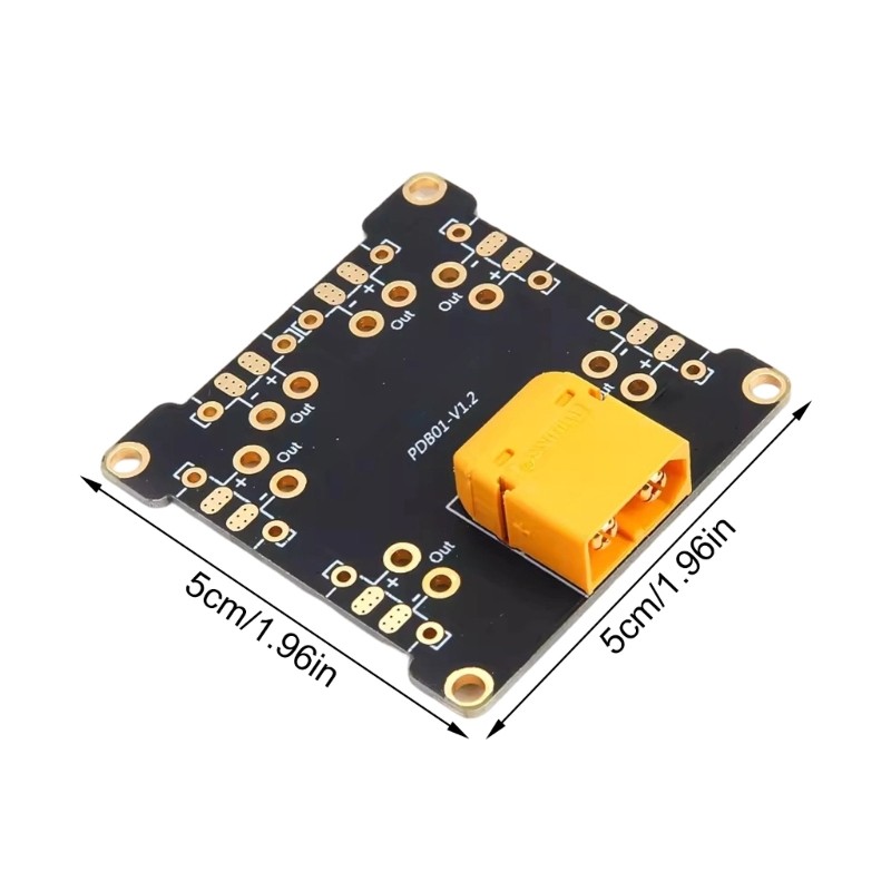 Bảng phân phối điện kết nối SELA XT30 cho FPV với công suất hiện tại 60A