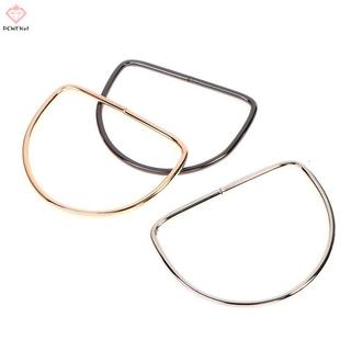 [PCW-T] D Túi Kim Loại Tay Cầm Túi Xách Dây Đeo Ví Phần Cứng Thay Thế Phụ Kiện Handmade