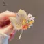 <![Mina] Trâm cài chân lá kim cương giả cho nữ bé gái, đẹp thời trang, phù hợp tiệc cưới và áo sơ mi xanh