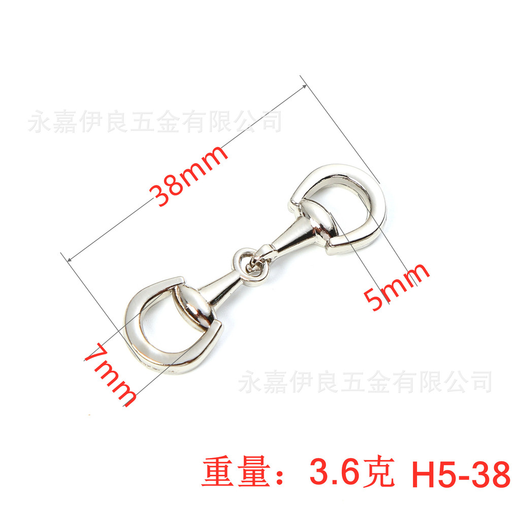 Đồ Bơi Quần Lót Dây Xích Kim Loại Giày Đậu Hà Lan Trang Trí Khóa Giày Dây Xích Phụ Kiện Kết Nối Khóa Túi Dây Xích Phụ Kiện Nút 26.3.30