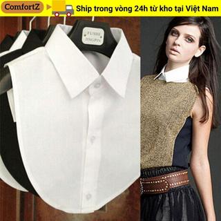 Áo Sơ Mi Ren Chắc Chắn COMFORTZ Vintage Có Thể Tháo Rời