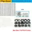 Ge 300 CÁI Hệ mét 7-30MM Dây tròn C-Clips Bộ vòng bấm bên trong Bộ phân loại cho phụ kiện thép lỗ n