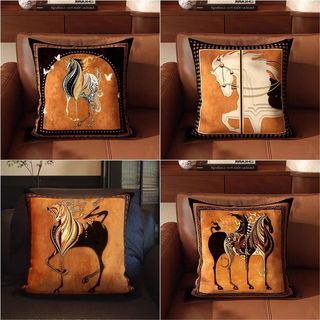 Gối phong cách Pháp thời trung cổ retro, ánh sáng sang trọng, phòng khách, đệm đầu giường mềm