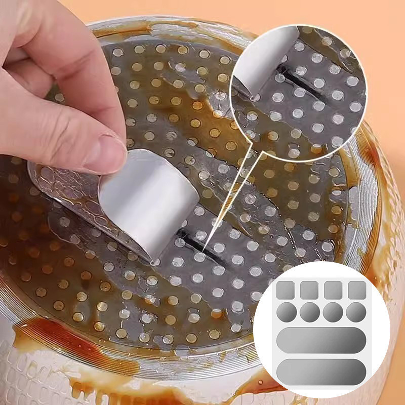 1 Bộ Miếng Dán Sửa Chữa Lỗ Nồi Chống Thấm Nước Chịu Nhiệt Độ Cao Tiện Dụng