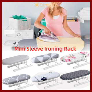 [Giao hàng từ Việt Nam] Bảng ủi Mini EARTHLYCO, Đồ dùng gia đình Giá để bàn ủi kim loại, Vỏ ủi quần áo có thể gập lại chịu nhiệt cho gia đình