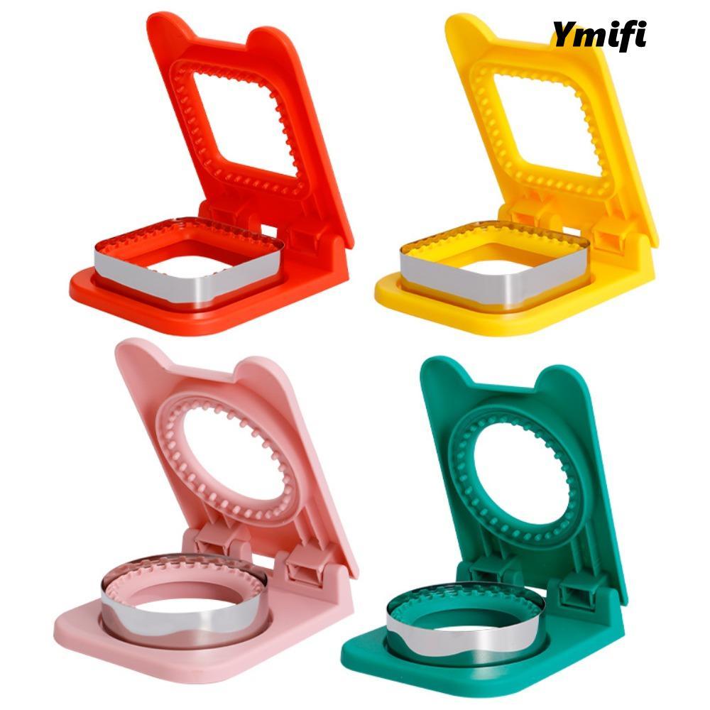 Khuôn cắt bánh mì nướng YMIFI nhiều hình dạng, thép không gỉ, dụng cụ làm sandwich DIY