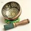 Chuông Xoay Nepal 11.8cm Hoa Văn Mandala Chữ Om Bát Nhã Kiết Tường- CXNP270
