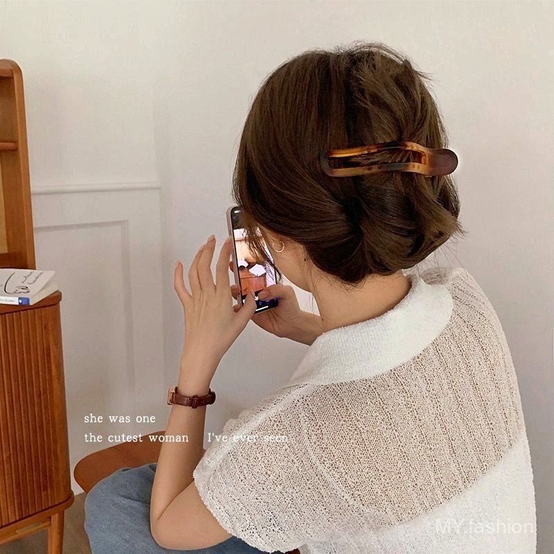 Kẹp tóc phong cách lười biếng kiểu Pháp - Dành cho bé gái Hàn Quốc với nhiều kiểu dáng