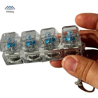 ELBBKG 4 / 9 Phím Bàn Phím Cơ Trục Máy Kiểm Tra Bàn Phím LED Chìa Khóa Giảm Căng Thẳng DIY Nút Keycap Móc Khóa Đồ Chơi Quà Tặng Mới