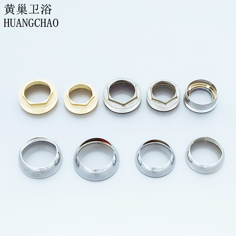 ✪Tất Cả Đồng Van Trộn Lõi Bấm Nắp 35 / 40 Vòi Nước Nóng Lạnh Lục Giác Bấm Nắp Nắp Bấm Vòi Phụ Kiện Trang Trí HGN9