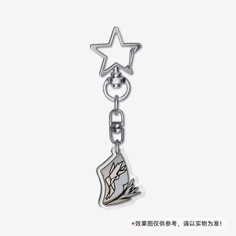 Limbus Company KeyChain Women Guilty Person Logo Key Chain for Men YiSang Key Ring Acrylic Keyring Ryoshu Pendant