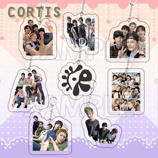 Nam Nhóm CORTIS Hàng Hóa Hỗ Trợ Móc Khóa Acrylic Angan Hồ Zhao Yufan Túi Học Mặt Dây Chuyền Quà Tặng MARTIN JAMES JUHOON