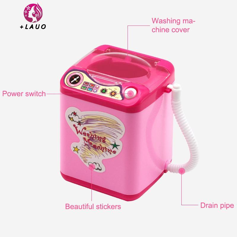 Springevenstar Mini Powder Puff Child Sponge Điện Giặt Nhựa Dụng Cụ Trang Điểm Máy Vệ Sinh Sữa Rửa Mặt Khô Và Ướt Kép Sử Dụng Bột Springevenstar
