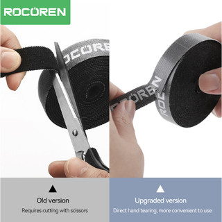 Rocoren Cáp Tổ Chức Quản Lý Cáp Cuộn Băng Bảo Vệ Cho Chuột Điện Thoại Dây Buộc Phụ Kiện Điện Thoại