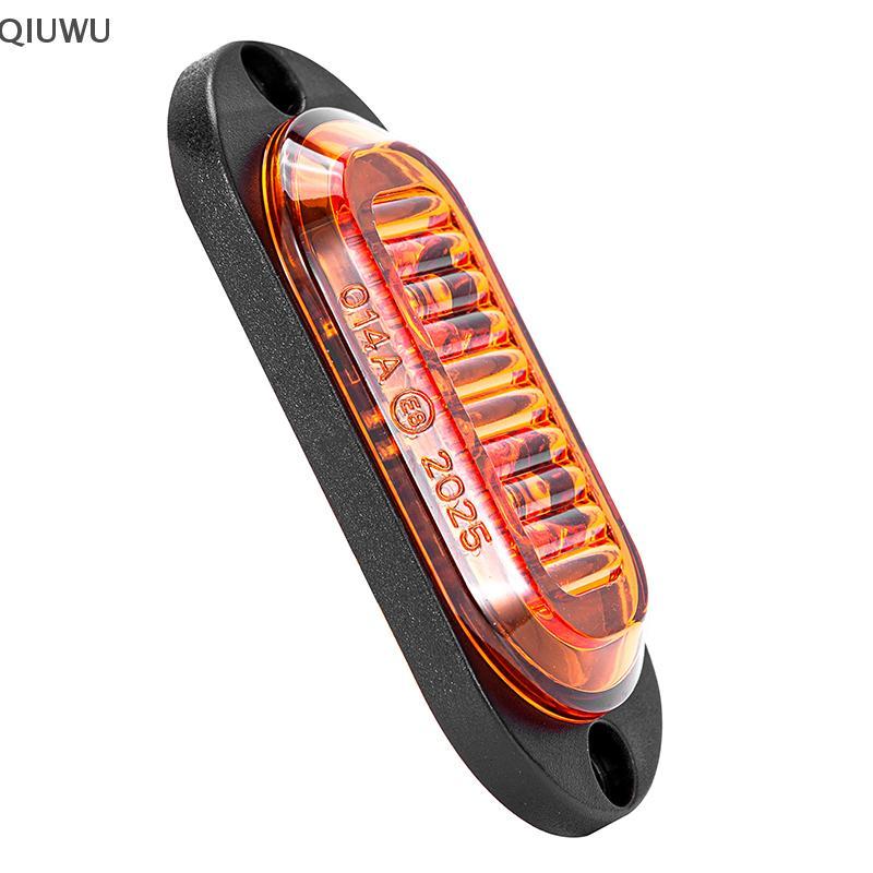 QIUWU 2 đèn LED định vị/tín hiệu/hậu 12V 24V cho xe tải, trailer, phụ kiện ô tô