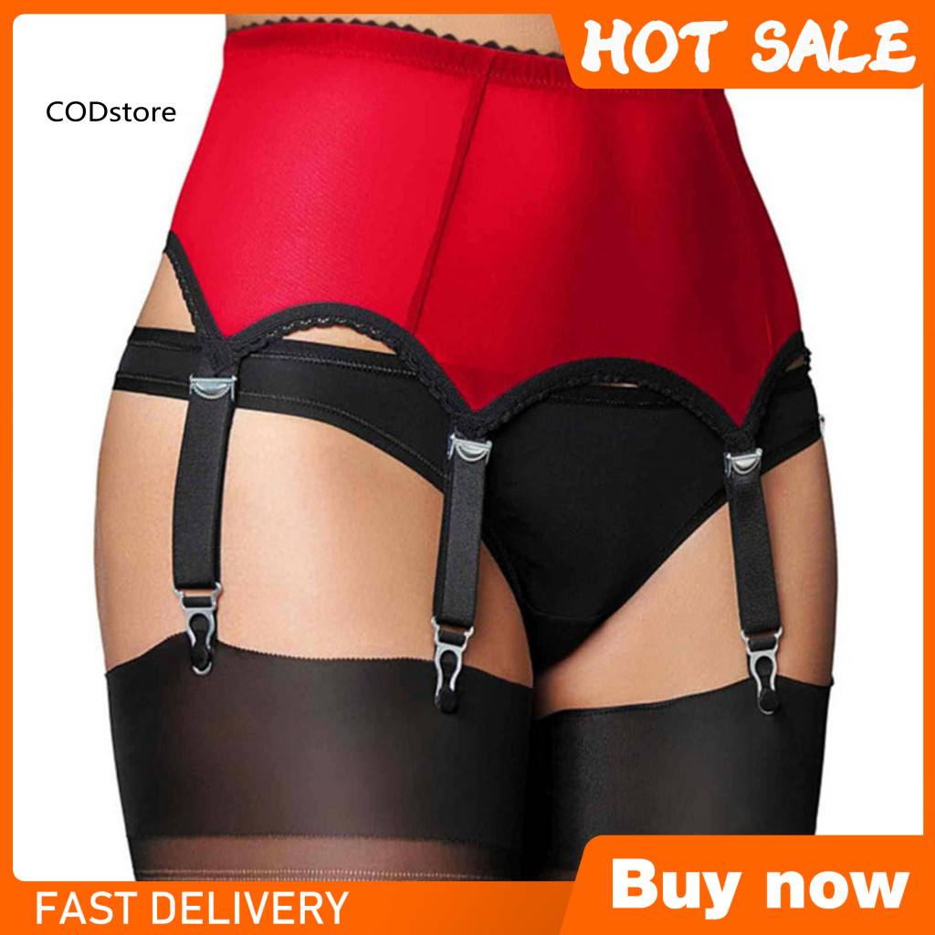 KDC Vòng tay thắt lưng và Garter Leg Harness có thể điều chỉnh với 6 kẹp - Phụ kiện dành cho người lớn
