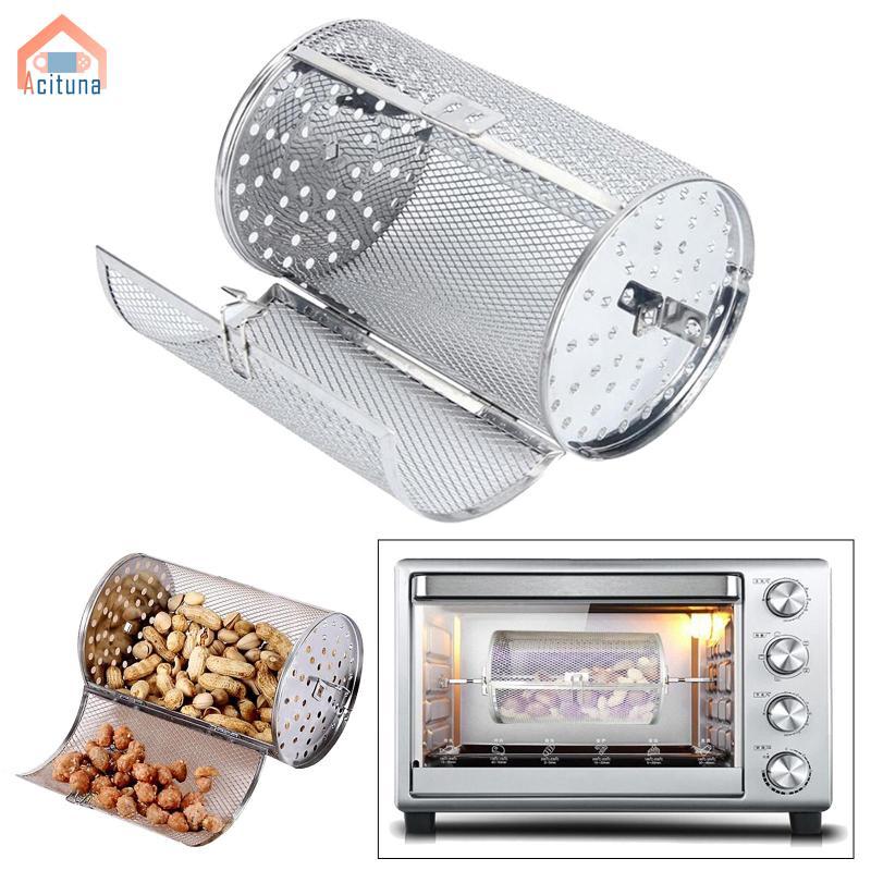 Acutuna Bền Rotisserie Nướng Nướng Trống Lò Nướng Giỏ Lò Nướng Nướng Xoay