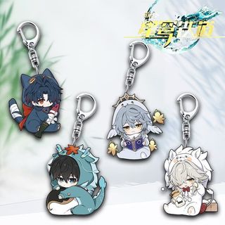 Honkai Star Rail Acrylic Keychain Strap Sunday Dan Heng Jing Yuan Blade Q Version Mobile Phoner