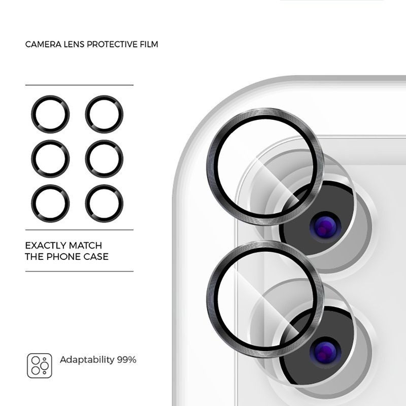 Dành Cho Vivo V60 9D Hợp Kim Nhôm Bảo Vệ Ống Kính Máy Ảnh Vòng Bao Phim Cho VivoV60 Mặt Sau Kính Cường Lực Bảo Vệ