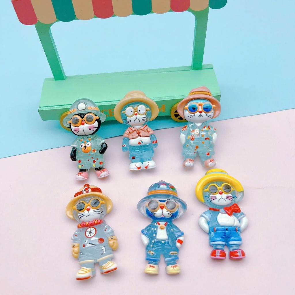 Charm Phát sáng: Set charm Doraemon: Doraemon dân chơi- Hàng size to- phát sáng