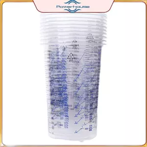 POWER 10 Chiếc Cốc Trộn Sơn Hiệu Chỉnh Cốc Trộn Sơn Nhựa 1000Ml Chậu Trộn Để Trộn Chính Xác Sơn Và Chất Lỏng.