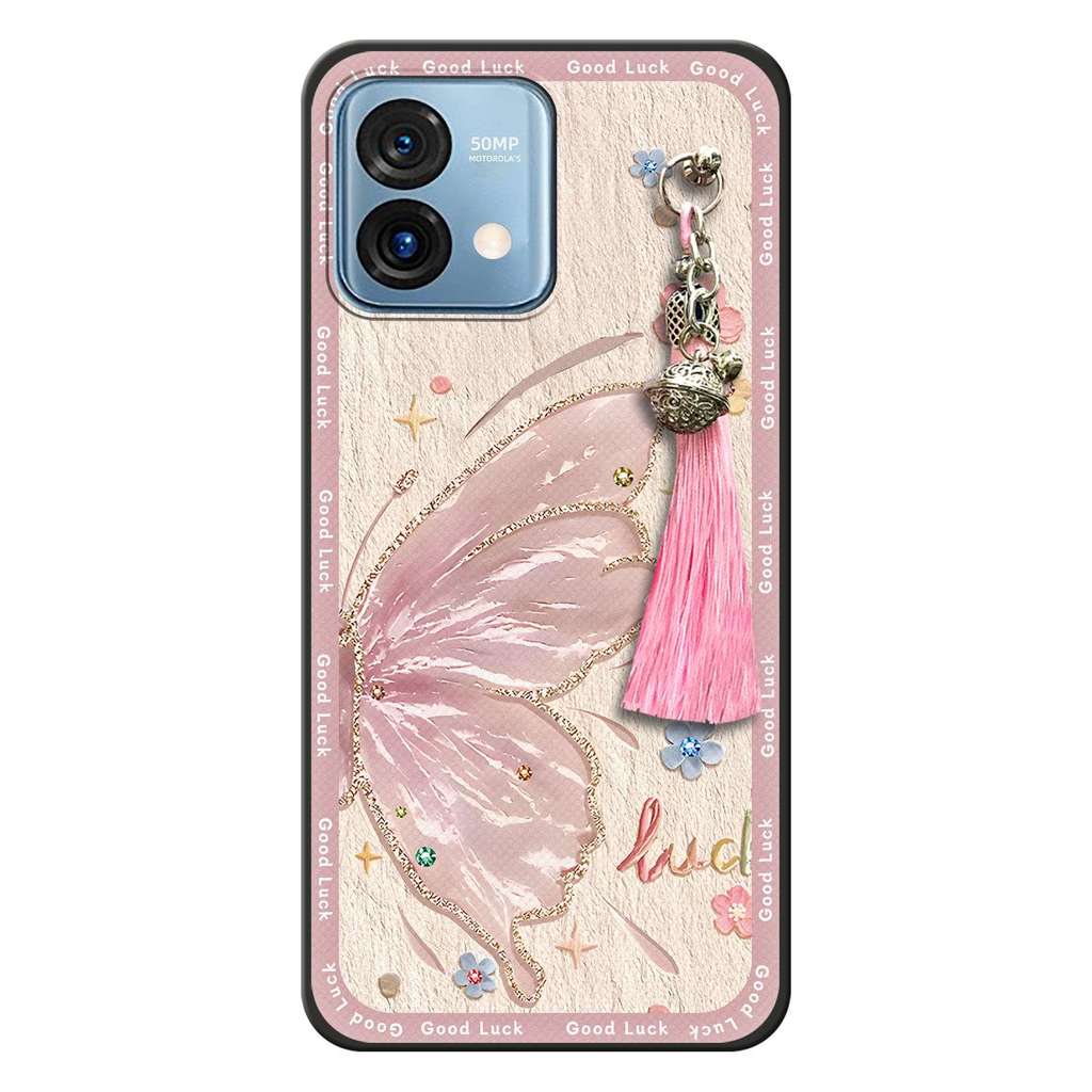 Ốp Điện Thoại Tua Rua Chuông Cho MOTO G Stylus 5G 2023, Bọc Toàn Bộ, Hoạt Hình Graffiti, TPU, Chống Nước, Chống Sốc, Chống Va Đập, Vỏ Mềm