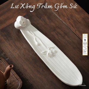 Lư Xông Trầm Gốm Sứ - CXNP182