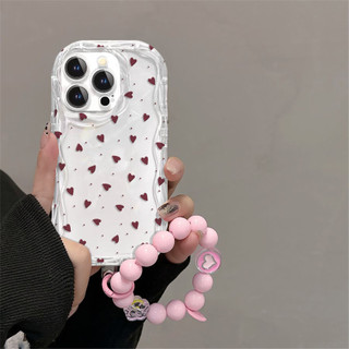 Ốp Lưng Cho OPPO A3X A40 A60 A79 A2 A3 PRO A78 A17 A18 A58 Realme C53 C63 C71 C75 NOTE60 15 C65 C55 Vòng Tay Trái Tim Tình Yêu Dây Chuyền Silicon Mềm Sóng Bên