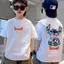 90-150 size Áo Baju-T, linh hoạt họa tiết, thoải mái, cổ tròn, từ 3-14 tuổi, 100% cotton.