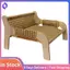Ghế Sofa Mèo Mùa Hè 2 Trong 1 Thảm Mây Cho Thú Cưng Sofa Mèo Chó Đa Năng Chống Trầy Xước Sản Phẩm Thú Cưng