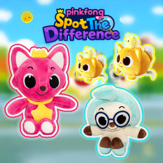 PLUS✨Búp bê Pinkfong✨Dễ Thương Pinkfong Hogi Ninimo Đồ Chơi Sang Trọng Vui Nhộn PIINKFONG HOGI NINIMO Plushie Hoạt Hình Mèo Cáo Đồ Chơi Nhồi Bông Cho Trẻ Em Gối Thoải Mái Búp Bê Quà Tặng Sinh Nhật Bạn Gái