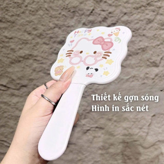 Gương Cầm Tay Siêu Xinh Hello Kitty Kèm Lược