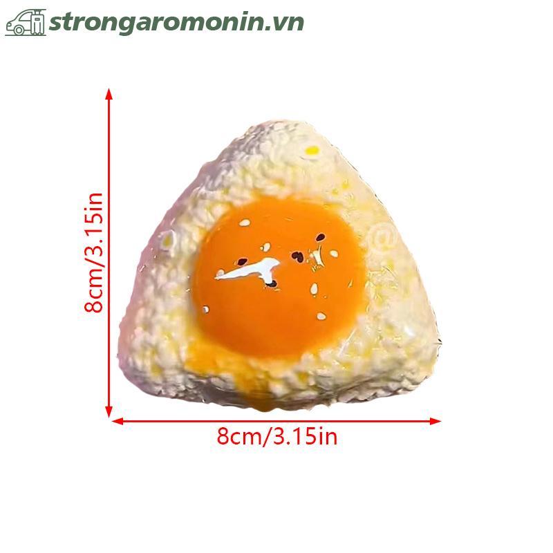 ST Handmade Silicone Mô Phỏng Trứng Squishy Đồ Chơi Để Giảm Căng Thẳng Sáng Tạo ST