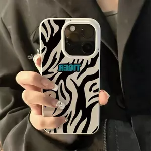Zebra sọc cho 16promax thạch trường hợp iPhone 13 đơn giản 1412 mới 1511