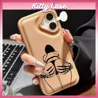 Ốp lưng cấu trúc nệm khí Cho iPhone 11/12/13/XR/14/15/16/17/7/XR Pro Max Plus Ốp lưng bao quanh thời trang Mèo