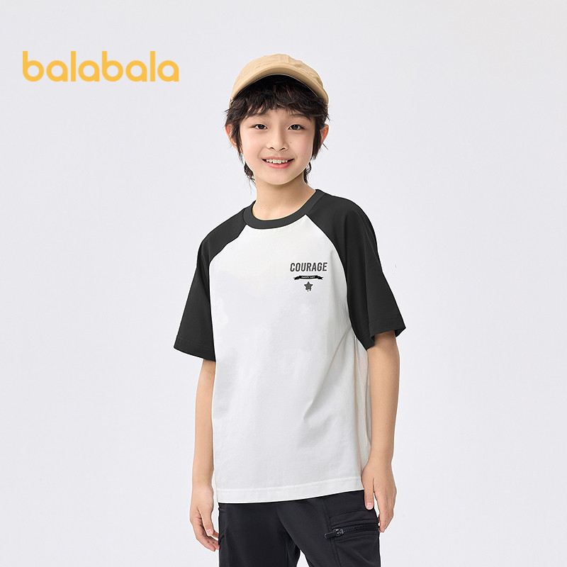 Balabala 2026 Mùa Hè Mới Trẻ Em Nhanh Khô Áo Thời Trang Thể Thao Thoáng Khí Top Áo Thun Thể Thao Cho Bé Trai Bé Gái Chơi Ngoài Trường Tập Gym Du Lịch Mặc Thời Trang Phong Cách Hoạt Động