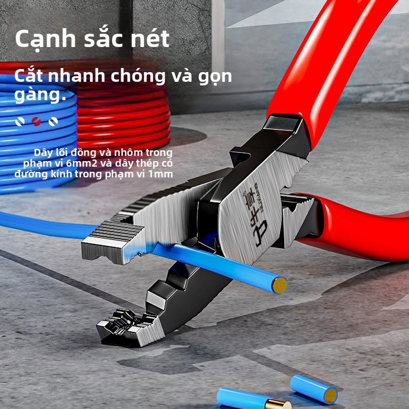 Kìm 9 Inch, Kìm Cắt Thép Cao Cấp, Kìm Cắt Sắt Siêu Khỏe Cắt đứt Mọi Loại Thép, Cắt Cáp Nhanh, Cho Bu Lông Gỉ