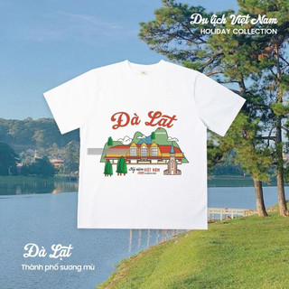 [HOẢ TỐC]  Áo thun du lịch MIỀN TRUNG Việt Nam, unisex, chất thun cotton 250gsm siêu dày dặn