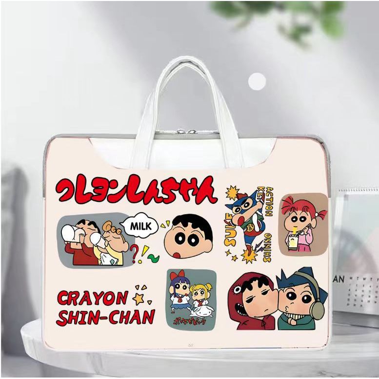 Túi đựng máy tính in hoạt hình dễ thương 44cm 47cm 52cm Túi lót máy tính bảng