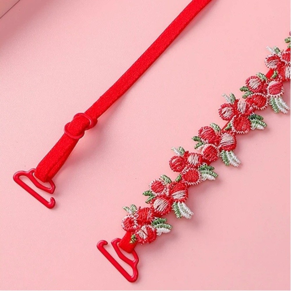 Dây đeo áo ngực ORDOBOX từ polyester hoa, dễ dàng điều chỉnh và tháo rời, phù hợp với váy dự tiệc cưới.